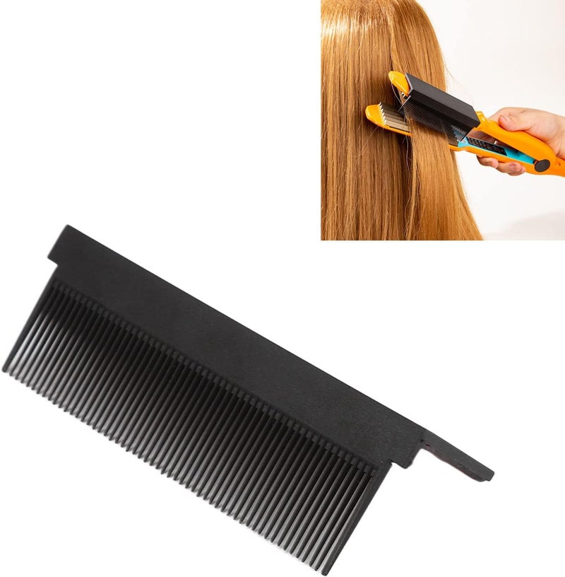 CombProfessional Hair Straightener Comb Hair Straightening Comb Wide Tooth Comb Hairdressing Styling Accessories for Hair Straightener Electric Hair Splint Black