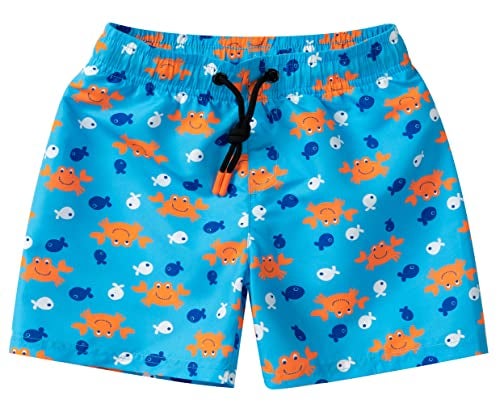 SGMWVB Toddlers and Baby Boys' 3-Piece Swimsuit Trunk Rashguard Set and Sun Hat Swimwear Bathing Suit Sunsuit Swim Shirt UPF 50+ Crab 6-9 Months - Image 3