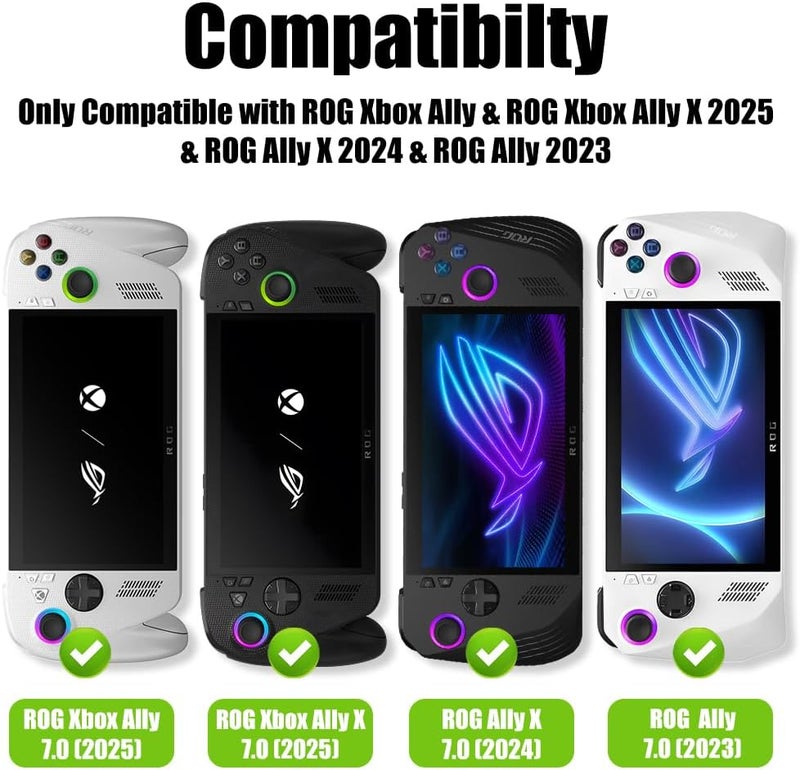سجيت واقي شاشة عدد 2 لجهاز ASUS ROG Xbox Ally X / Xbox Ally 2025 / ROG Ally X 2024 / ROG Ally 2023 بحجم 7 بوصة
زجاج مقوّى شفاف عالي الدقة، مقاوم للخدوش والبصمات - Image 2