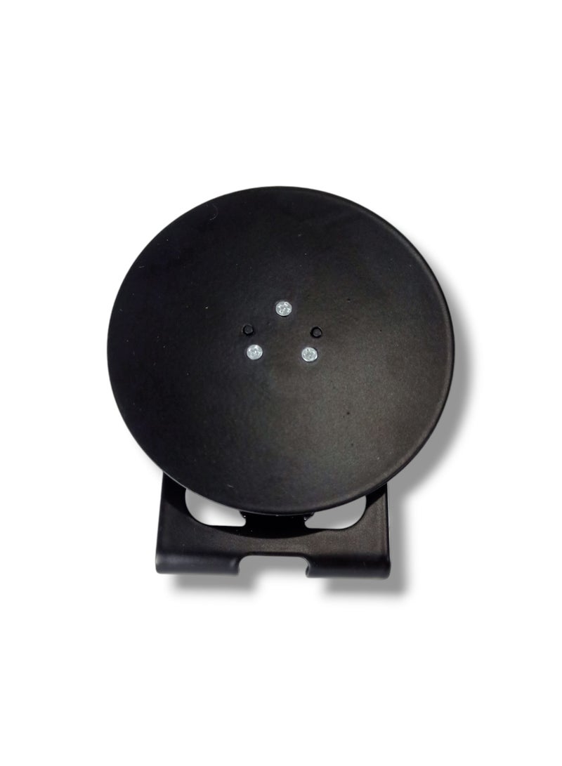 Mobile Stand & Tablet Stand, Foldable & 360° Rotatable Mobile Stand for Table, Multiple Height & Angle Adjustments, Stable Metalic Round Base Weight of Any Phone or Tablet - Image 2