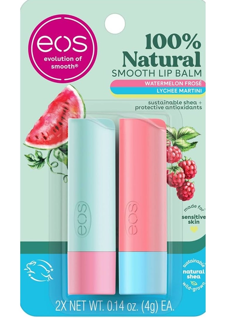 EOS SMOOTH LIP BALM WATERMELON FROSE4G*2