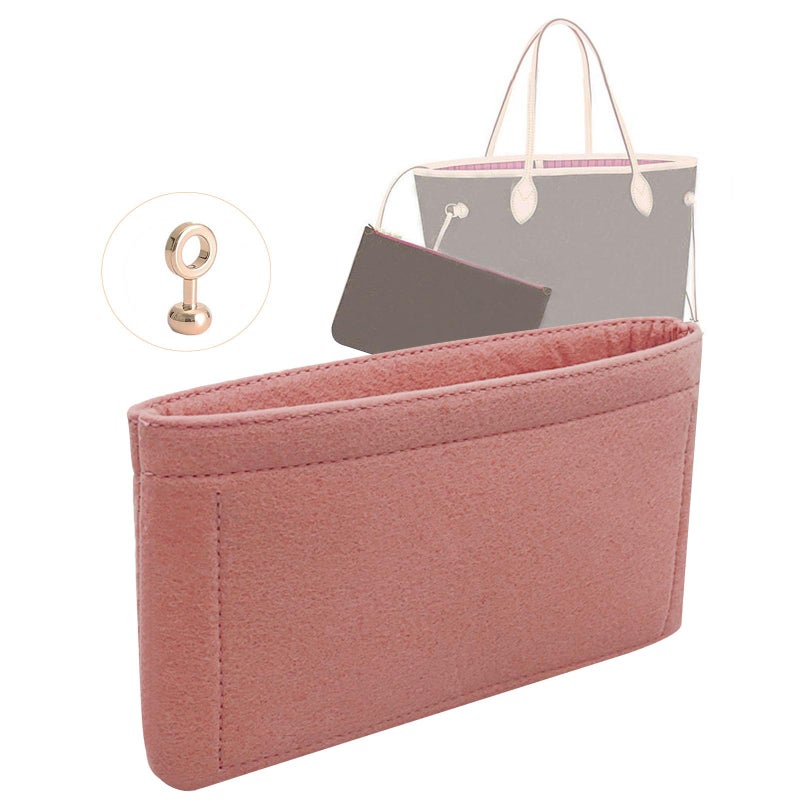 Lckaey Pouch Kit Purse Insert Organizer for Neverfull MM GM Convert Into Handbag 3032Pink - Image 2