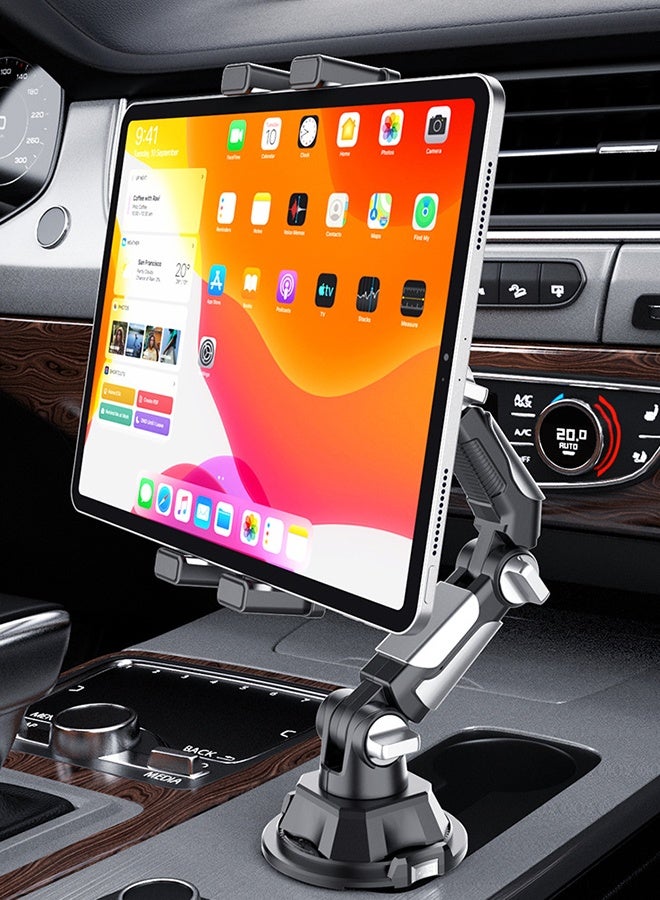 Car 2-1 Mobile Phone Holder Tablet ipad Holder Mount Vertical Horizontal Rotation Universal Mount - Image 1