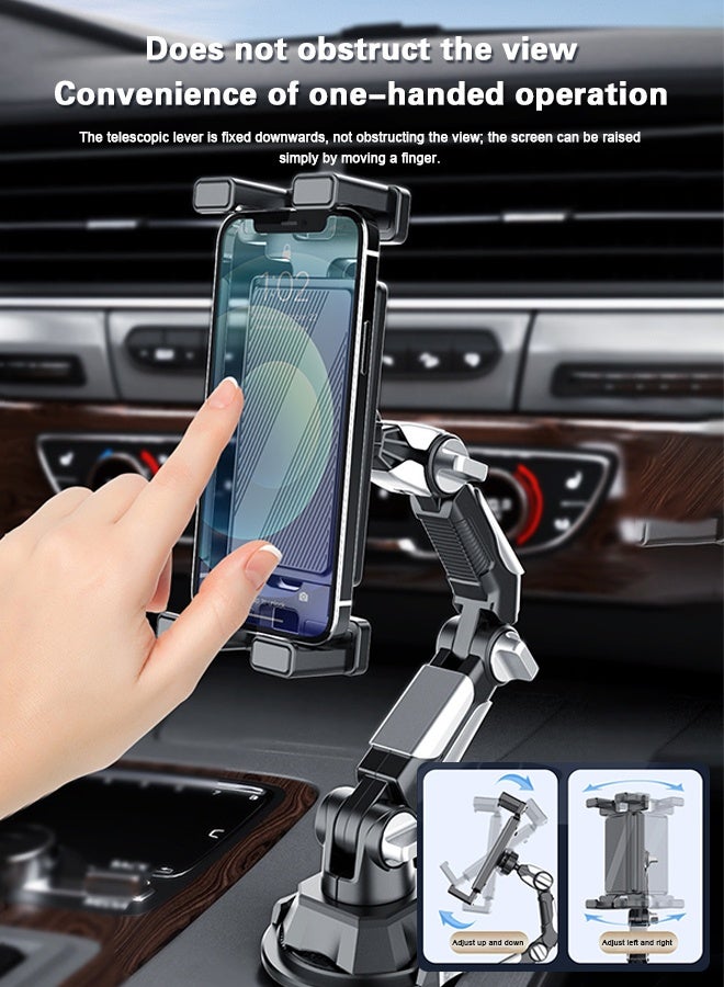 Car 2-1 Mobile Phone Holder Tablet ipad Holder Mount Vertical Horizontal Rotation Universal Mount - Image 5