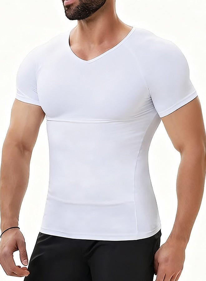 RATSAW Men's Body Slimming Shaper Compression Shirt for Fitness Shaping - Image 1