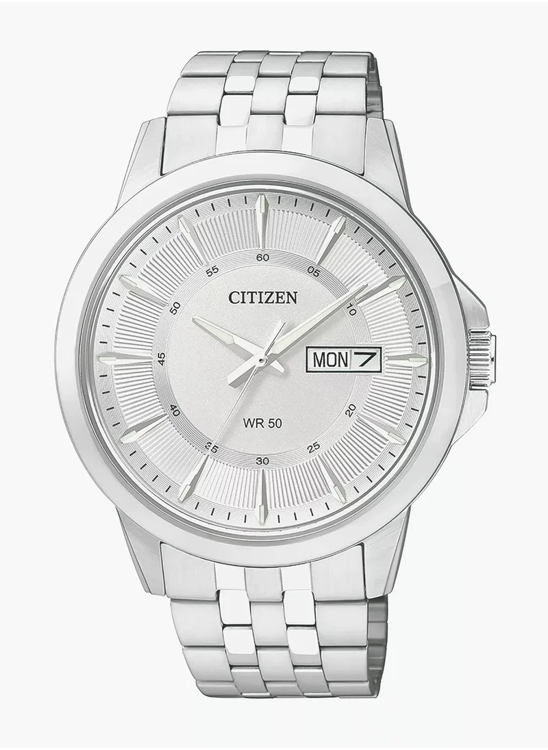 CITIZEN Men's Analog Round Shape Stainless Steel Wrist Watch BF2011-51A - 41 Mm