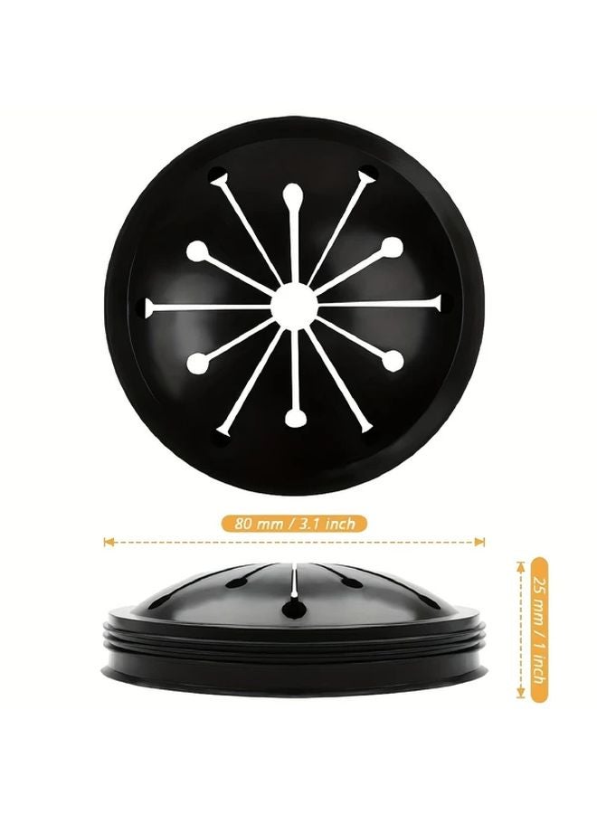 Garbage Disposal Lid 3 3 8 Inch Splash Guard Dishwasher Safe Black White - Image 4