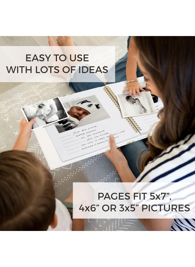 ZICOTO ZICOTO Keepsake Baby Memory Book for Boys & Girls – Timeless First 5 Year Baby Book Photo Album – Gender Neutral Baby Book And Journal - A Milestone Book to Record Every Event from Birth to Age 5  - Image 5