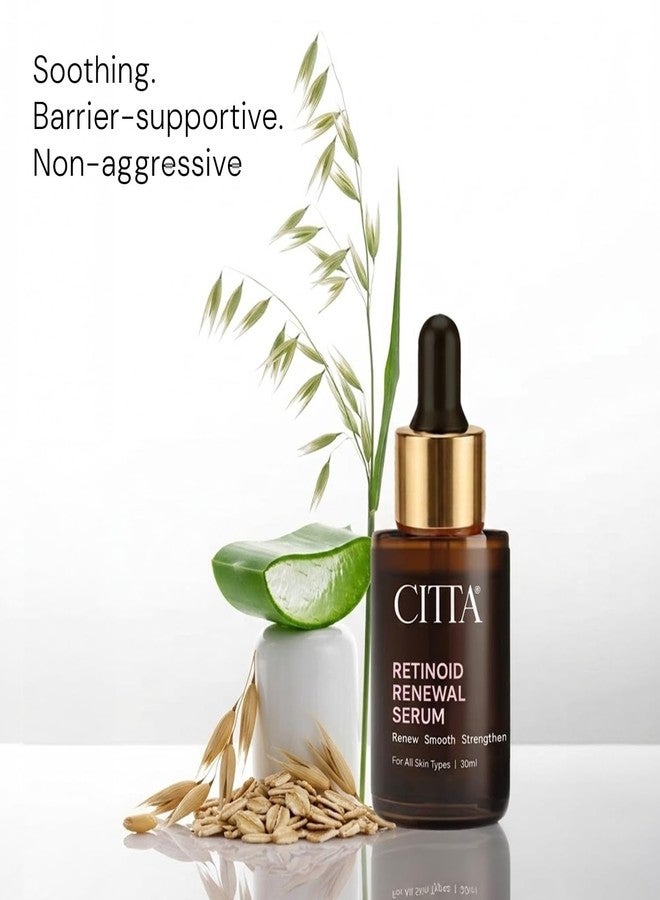 CITTA Retinoid Renewal Serum 30ml | Gentle Retinoid with Squalane & Niacinamide | Texture Improvement | Sensitive Skin Safe - Image 3