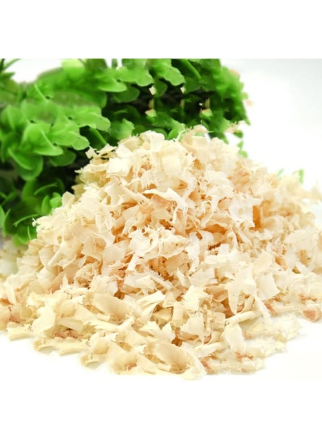 FDTY 500 جرام من رقائق الخشب لفراش الخنازير الغينية والأرانب والهامستر والشنشيلة وفراش البتولا ونشارة الخشب وإكسسوارات الهامستر للفضلات والتآكل - Image 5