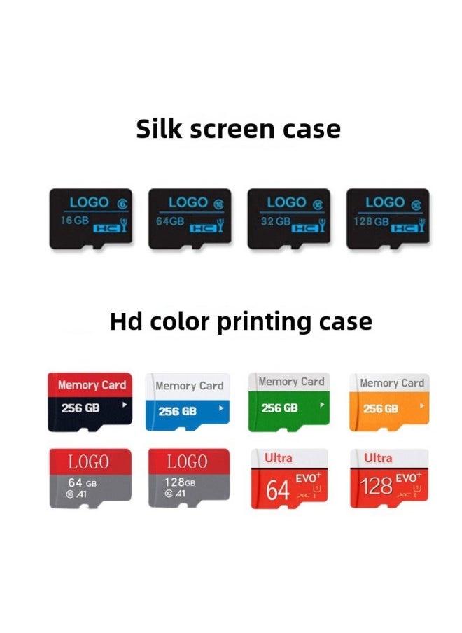ماركة غير محددة بطاقة ذاكرة MicroSD/TF عالية السرعة 16 جيجا 32 جيجا أداة القيادة 64 جيجا هاتف محمول 128 جيجا كاميرا 256 جيجا مراقبة - اللون: أحمر تعبئة بطاقة مزدوجة محايدة - السعة: 16 جيجابايت - سرعة عالية -C10  - Image 4