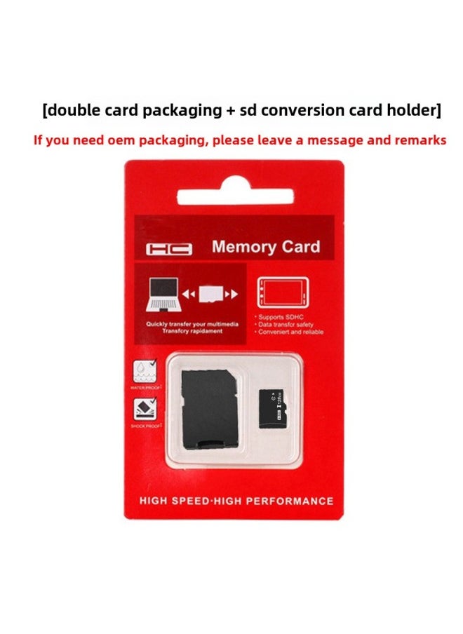 ماركة غير محددة بطاقة ذاكرة MicroSD/TF عالية السرعة 16 جيجا 32 جيجا أداة القيادة 64 جيجا هاتف محمول 128 جيجا كاميرا 256 جيجا مراقبة - اللون: أحمر تعبئة بطاقة مزدوجة محايدة - السعة: 16 جيجابايت - سرعة عالية -C10  - Image 1