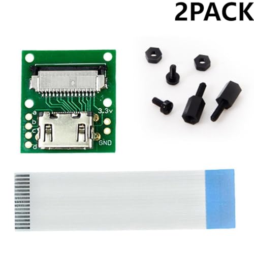 chenyang 2 Pack HDMI to CSI Raspberry PI Camera Module Expansion Adapter with Flat Ribbon Flex Cable 5cm - Image 2