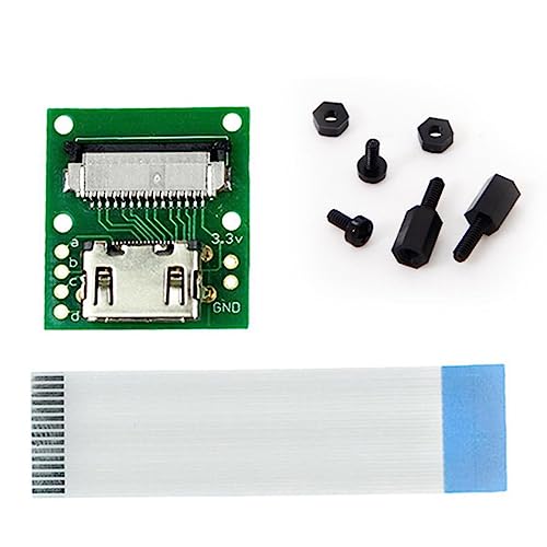 chenyang 2 Pack HDMI to CSI Raspberry PI Camera Module Expansion Adapter with Flat Ribbon Flex Cable 5cm - Image 1