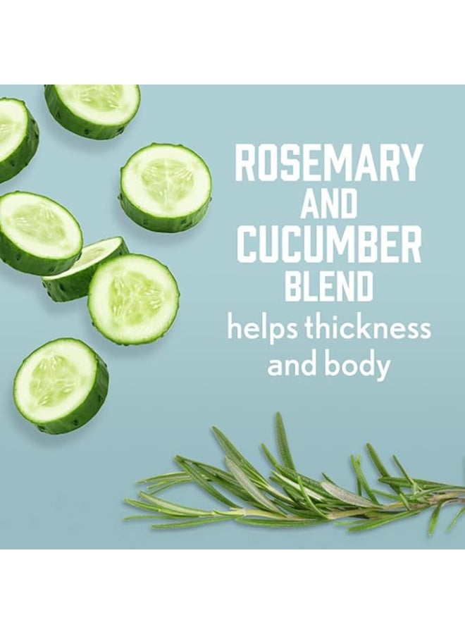 شامبو وبلسم أفينو فريش جرينز مع إكليل الجبل والنعناع والخيار، 12 أونصة سائلة (354 مل)، قطعتان - Image 4