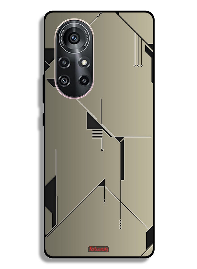 Tolwak Huawei nova 8 Pro 4G Protective Case Cover Minimalism Abstract Digital Art - Image 2