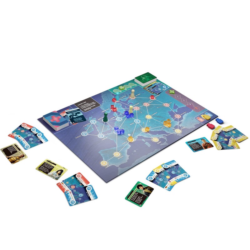Z-Man Games Pandemic Hot Zone: Europe Board Game - Cooperative Disease-Fighting Adventure  Strategy Game For Kids And Adults  Ages 8+  2-4 Players  30 Minute Playtime  Made By Z-Man Games - Image 3