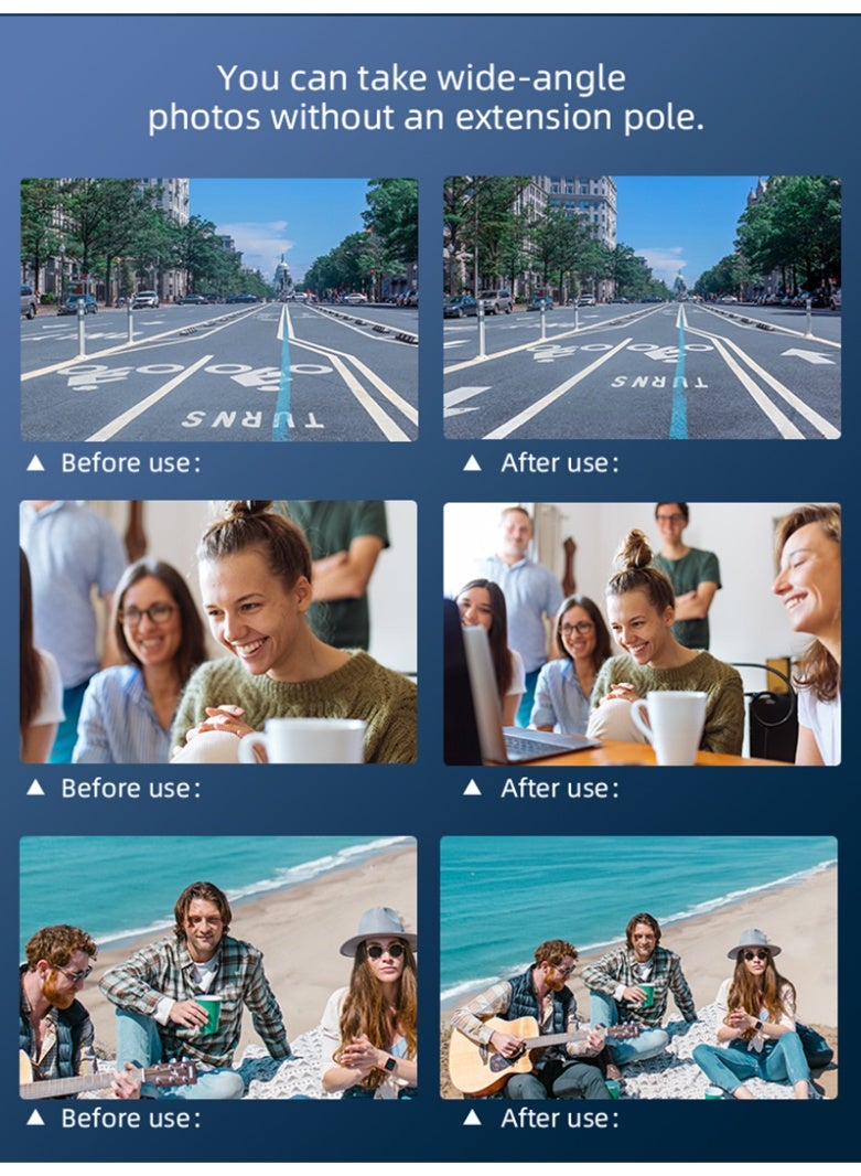 BRDRC Wide-Angle Lens for DJI OSMO POCKET 3, Optical Glass, Magnetic Mount, 5.7g Lightweight Aluminum Frame, External Expansion Filter Accessory for Broader Field of View – Portable & Easy to Install - Image 5