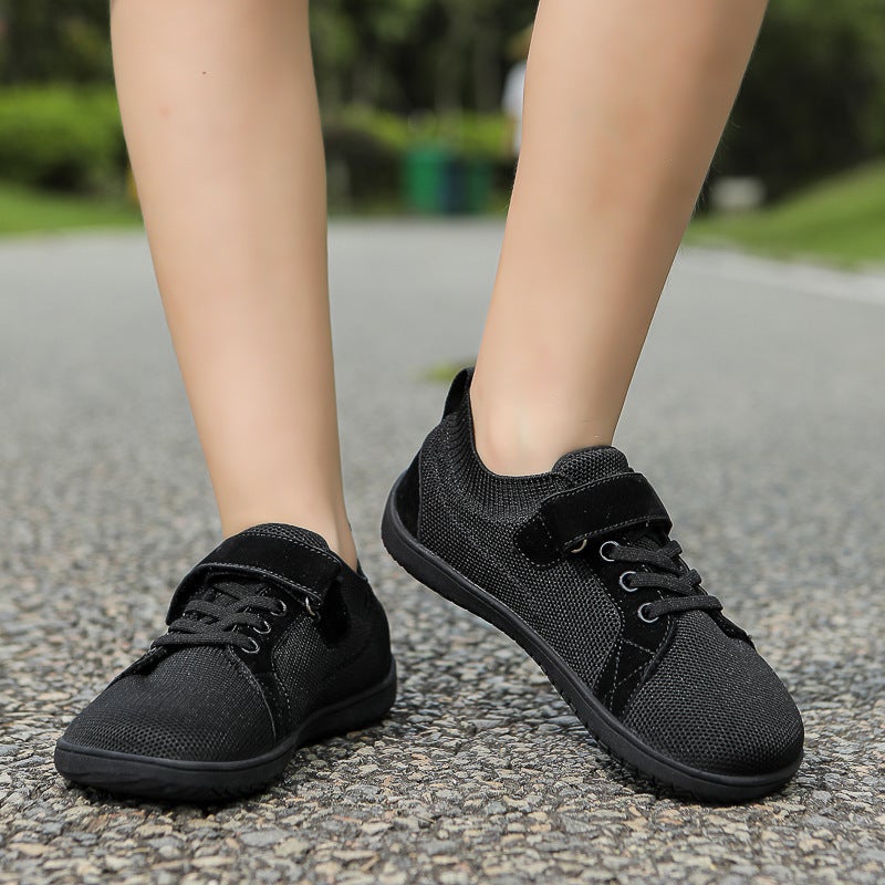 Autumn New Children'S Wide-Head Barefoot Soft-Soled Casual Shoes Non-Slip Breathable Walking Shoes Outdoor Hiking Shoes For Men And Women - Image 3