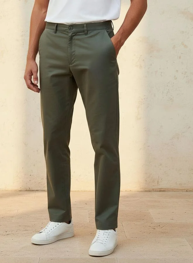 إمبيرور Emperor Men Regular Fit Twill Trousers