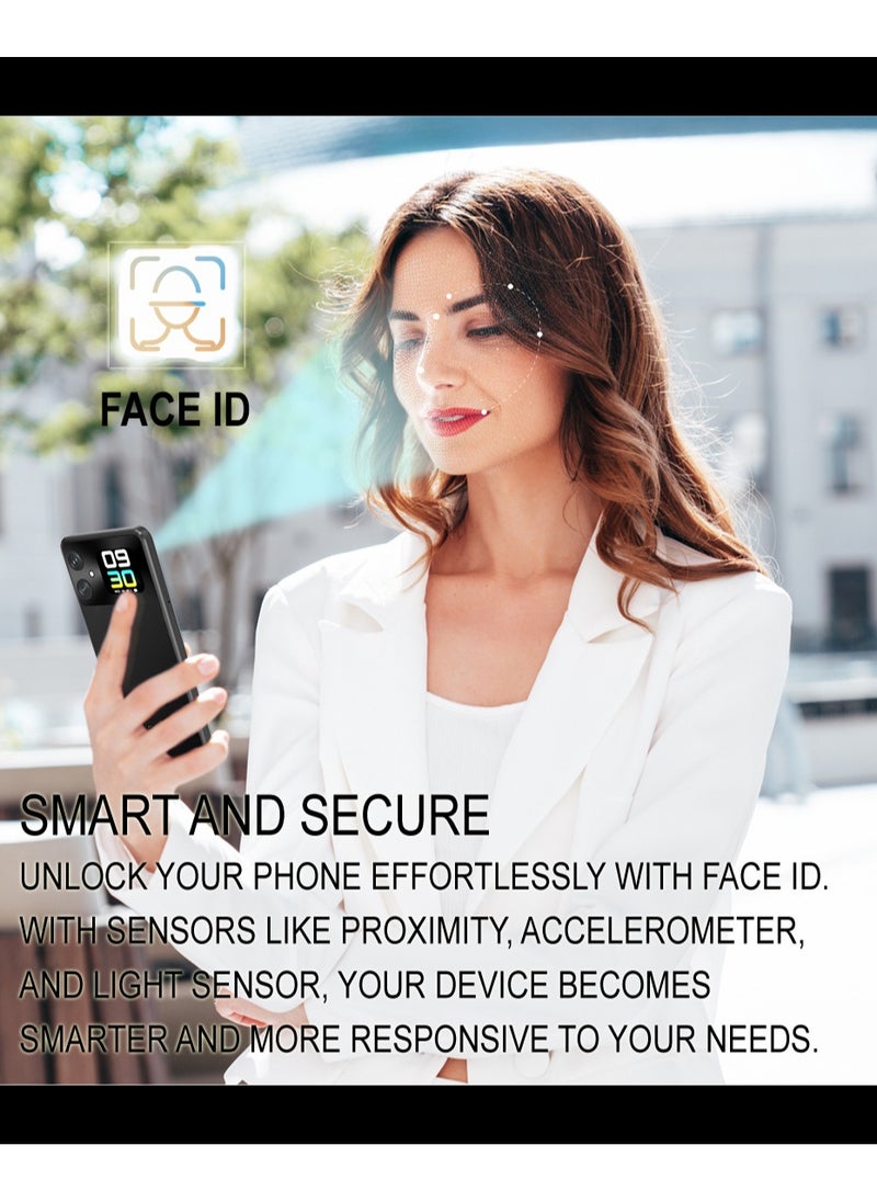 Cubot - A20 Smart Phone 6.745" HD+ Front/1.83" Rear Screen 90Hz Android 14 5100mAh Battery 4GB RAM 128GB ROM/1TB Octa Core 48MP Main Camera 4G Dual SIM Face ID/GPS-Black - Image 1