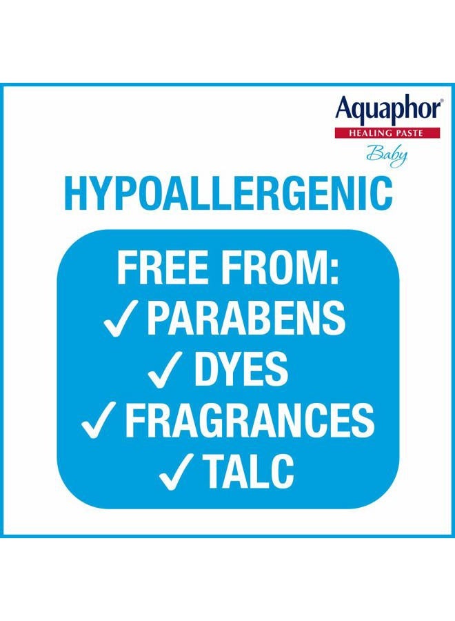 Aquaphor Baby Diaper Rash Paste - For Serious Diaper Rash and Flare-ups - 3.5 Oz. Tube  - Image 3