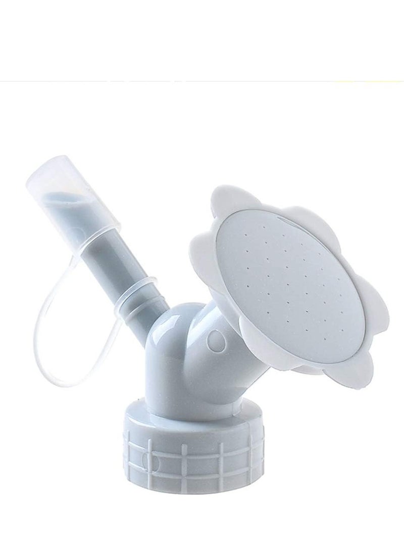 Generic 2 in 1 Bottle Cap Sprinkler Dual Head Bottle Watering Spout Double Ended Bottle Watering Nozzle Bonsai Watering Can Nozzle for Indoor Seedlings Plant Garden Tool  - Image 3