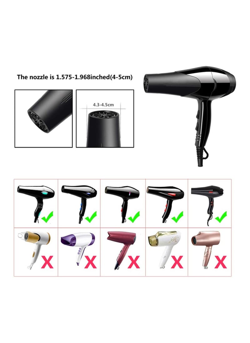Bukela - Universal Collapsible Hair Dryer Diffuser,  Lightweight Foldable Portable Travel Folding Design Fit Most of Blow Dryers,  Salon Grade Tool Attachment for Curly or Wavy, Black - Image 1