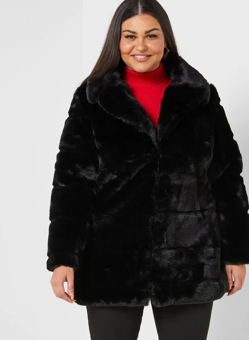 Simply Be Faux Fur Coat