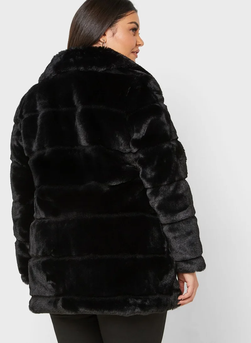 Simply Be Faux Fur Coat