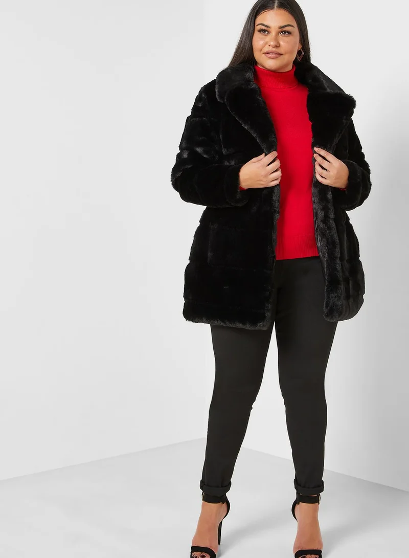Simply Be Faux Fur Coat