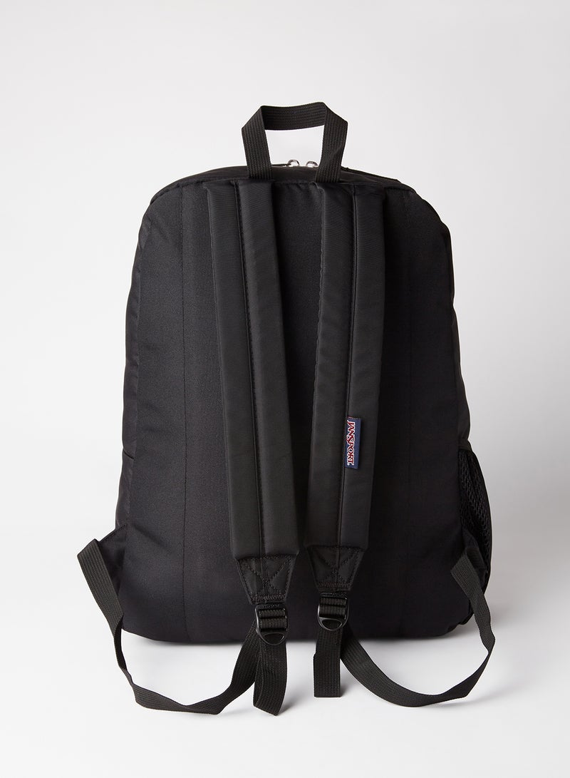JANSPORT Cross Town Solid Backpack  Black - Image 3