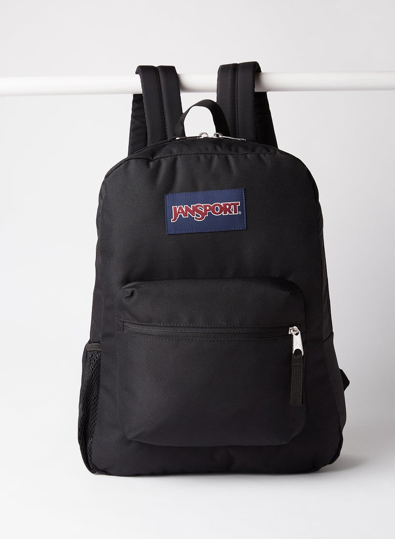 JANSPORT Cross Town Solid Backpack  Black - Image 1