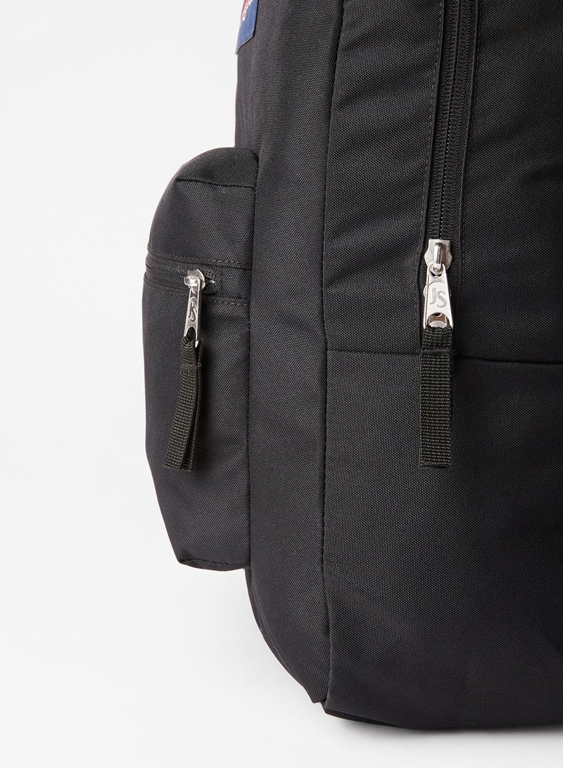 JANSPORT Cross Town Solid Backpack  Black - Image 2