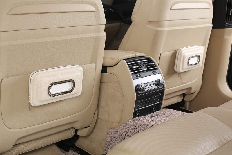 Car tissue holder, sun visor napkin holder, car sun visor tissue holder, luxury synthetic leather rear seat bracket - Image 3