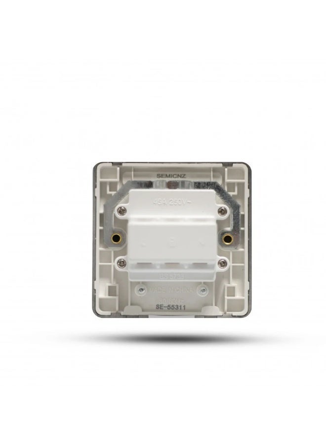 CL This 13-amp electrical outlet with a matte black piano switch is designed - Image 2