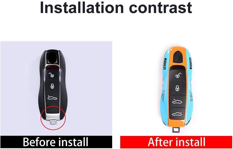 CHEYA Car Key Case for Porsche Models - Image 3