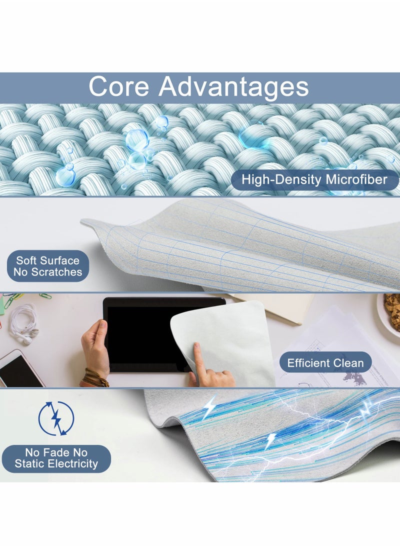 Generic - Soft Nonabrasive Polishing Cloth for Apple Devices 2022, Ideal for Cleaning Electronic Screens, Compatible with iPhone, iWatch, iPad, MacBook, 2,Pack - Image 1