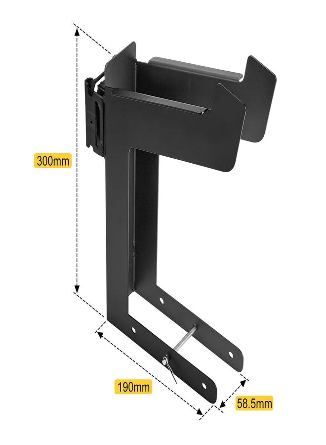 CarBole E-Track Storage Tool Holders, Heavy Duty Steel Floating Garden Kitchen Rack, Garage Shelf Wall Mounted Work Cargo Mall Organizer E Track Accessories - Image 2