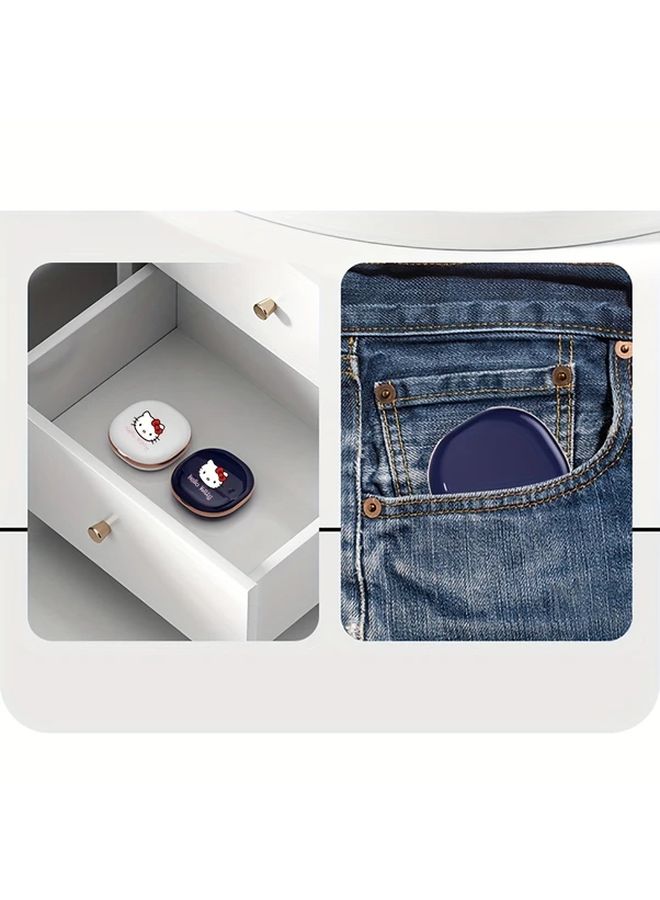 Blue Hello Kitty Braces Retainer Case Portable Moisture Resistant Dental Storage - Image 5