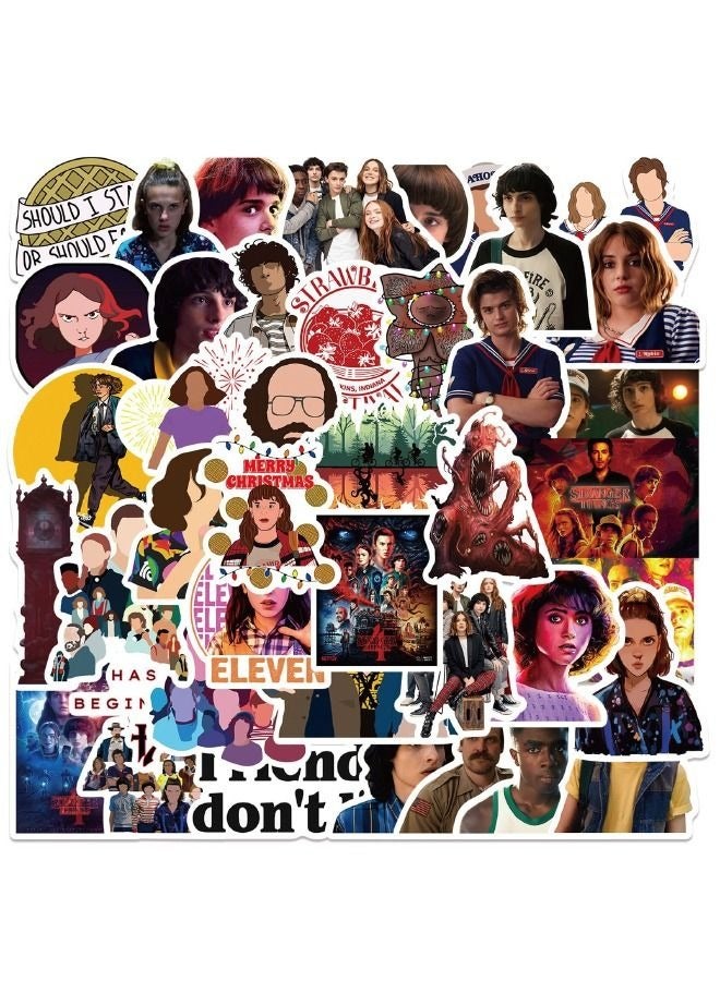 مجموعة ملصقات سترينجر ثينجس الموسم الرابع مكونة من 50 قطعة - Image 1