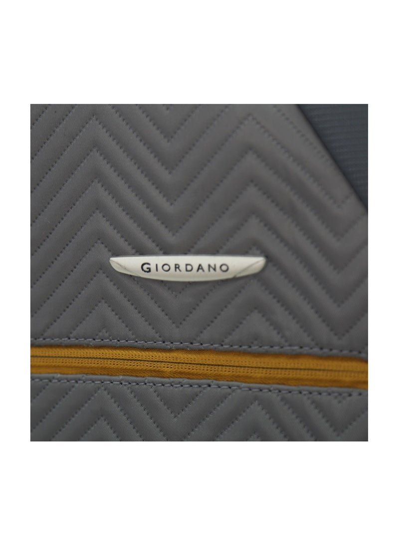 GIORDANO Giordano Softside Luggage Trolley Bag 3 Pieces set,Grey (S-20,M-24,L-28 Inch)  - Image 3