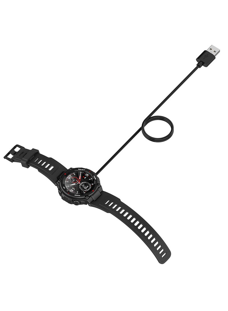 1PCS USB Charging Cable For Amazfit T-Rex GTS GTR 47mm GTR 42mm Smart Watch USB Charger Cradle Fast Charging Power Cable 100cm  - Image 5