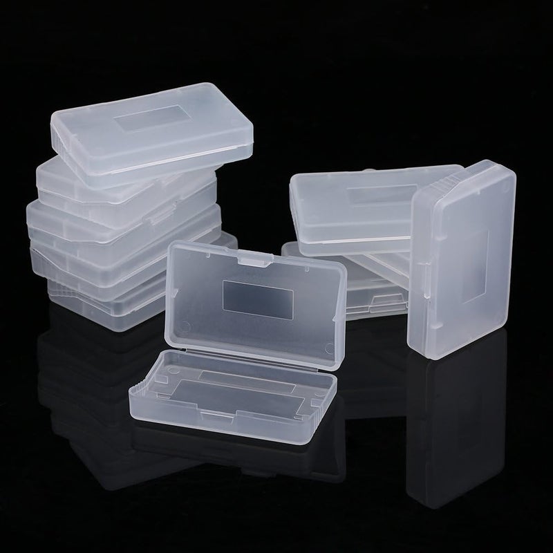 klarako 10pcs Transparent Anti Dust Cover Cartridge Game Case Box for Game Boy Advance GBA Protective Holder Storage Solution Box - Image 1