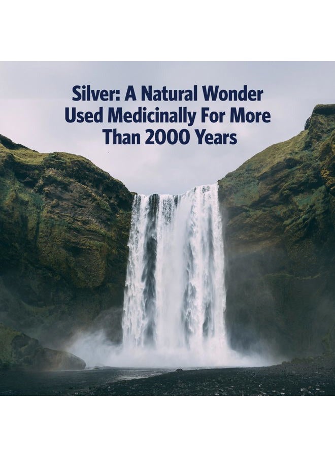 Sovereign Silver هيدروسول الفضة النشطة بيولوجيًا - سائل الفضة الغروية - 2 أونصة - قطارة - Image 5