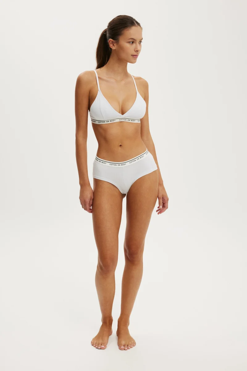 كوتون اون Branded Cotton Cheeky Boyshort