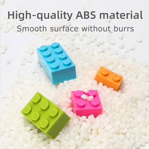 RWDTER 500 Pieces Building Blocks bulk Compatible With LEGO And All Brands 12 Sizes And A Variety Of Colors To Mix And Match Suitable For Christmas Halloween And Birthday Gifts For Boys And Girls Aged 6 - Image 5