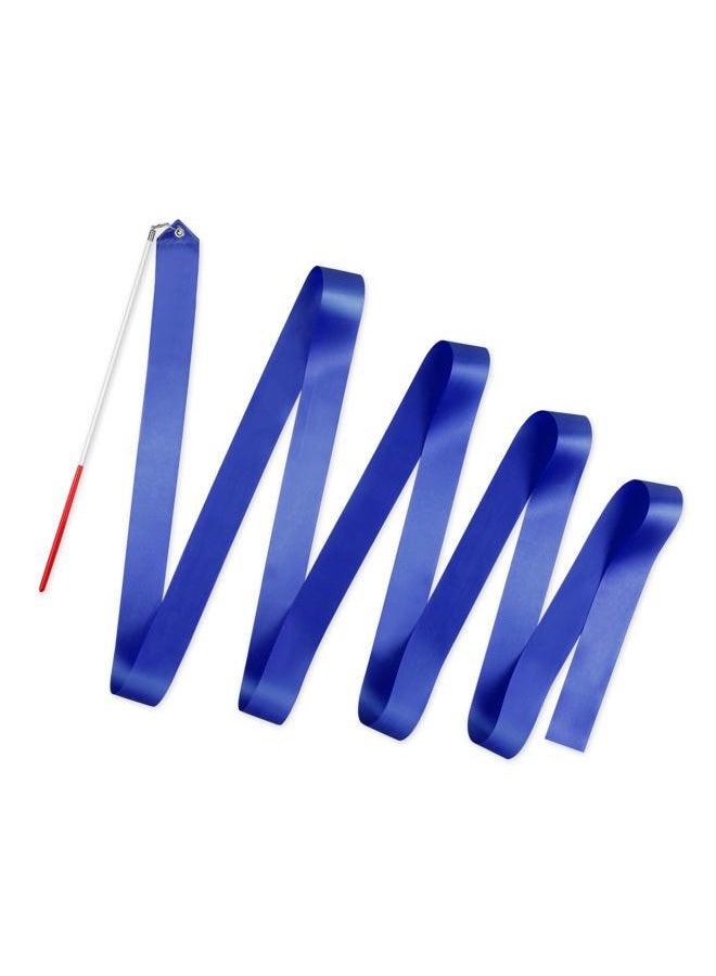 DS.DISTINCTIVE STYLE Dance Ribbons with Wands 4 Yards Long Rhythmic Gymnastics Ribbon Dance Streamer for Kids Baton Twirling - Image 1
