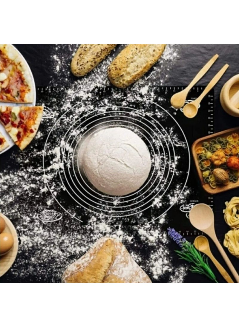 Buffer - Silicone Multi-Purpose Wide Dough Mat Dough Rolling Mat 40*50 cm - Image 1