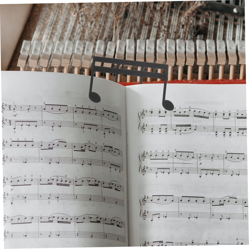 Metal Music Book Holder Stand With Page Clip Easy Install Adjustable - Image 4